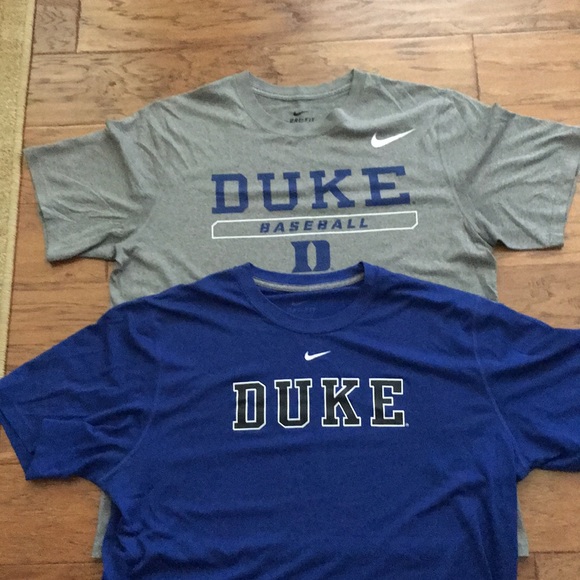 Nike Other - Lot of two Nike dri-fit Duke logo shirts